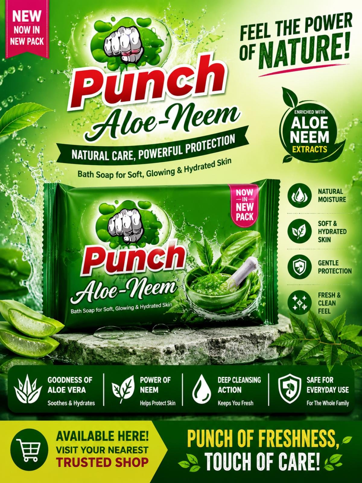 PUNCH NEEM ALOE SHOP(50Gm)